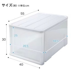 ニトリクロゼットケース3個