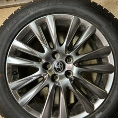 60ハリアー純正ホイール、スタッドレスタイヤセット