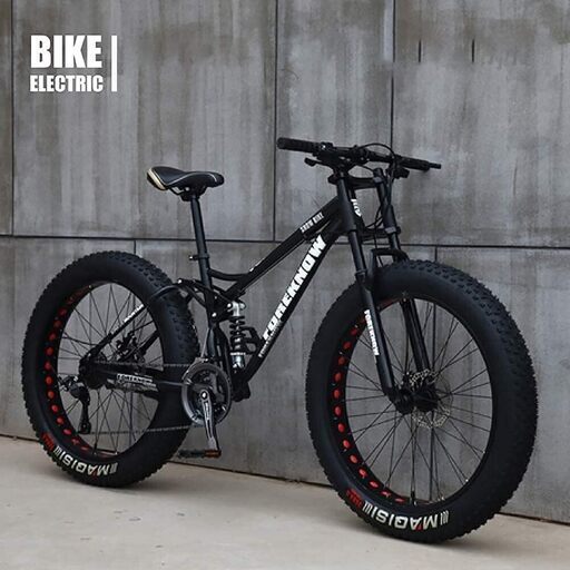 ファットバイク ビーチクルーザー 自転車 マウンテンバイク MTB 前後フルサスペンション 未使用 組立済 試運転済