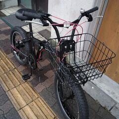 CAPTAINSTAG[キャプテンスタッグ]WILDER(ワイルダー)20吋 折り畳み自転車 外装6段/マットブラック