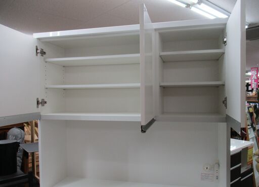 R204 NITORI RESUME キッチンボード、食器棚、幅120cm Used・美品 