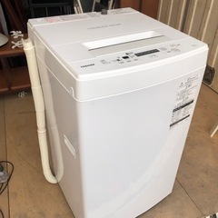 TOSHIBA洗濯機　2018年式　AW-46M5   4.5キロ