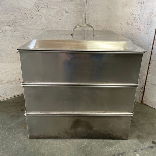 業務用 ステンレス 蒸し器 角蒸し器 3段 厨房機器 セイロ