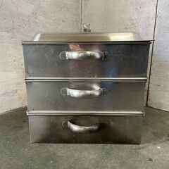 業務用 ステンレス 蒸し器 角蒸し器 3段 厨房機器 セイロ 