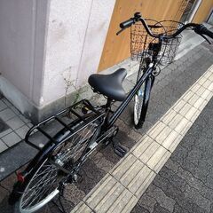 美品☆[maruishi]Legere(レジェール)26吋 ファミリーサイクル 外装6段/LEDオート/ブラック