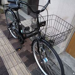 美品☆[maruishi]Legere(レジェール)26吋 ファミリーサイクル 外装6段/LEDオート/ブラック