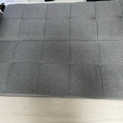 大幅値下げ　モダンデコ　ソファーベッド　美品　グレー　収納付き　コーナーソファー　カウチソファー　おしゃれ　二人掛けソファー 三人掛けソファー 2.5人掛けソファー ファブリックソファー l字ソファー 収納ソファー ソファベット 一人暮らし 布張り オットマン付き スツール