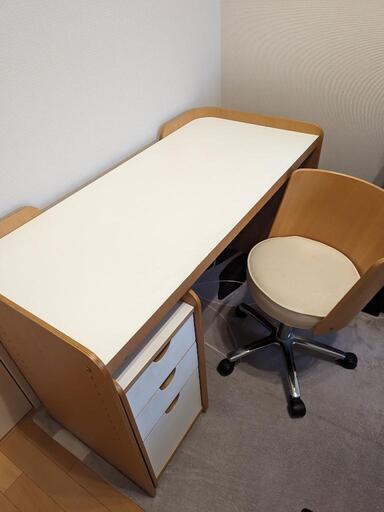 ACTUS アクタス ANFAN アンファン テーブル 学習机 パーチ材 天然木