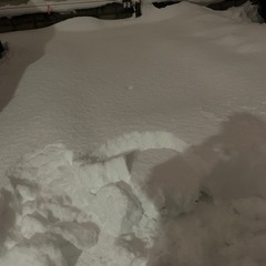 駐車場の雪