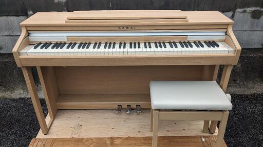 ☆大阪から岡山まで配達無料！送料込み 激可愛い 木製鍵盤 KAWAI 電子  