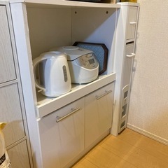 ニトリ キッチンボード 食器棚 キッチン収納 レンジ台