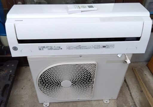 東芝 ルームエアコン RAS-F221PBK 主に6畳用 2020年製 中古