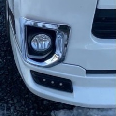 ハイエース200系メッキフォグカバー