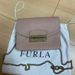 FURLA  ショルダーバッグ/レザー/PNK/930822