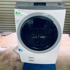 ER 922番　シャープ ドラム式電気洗濯乾燥機　ES-A210-SL