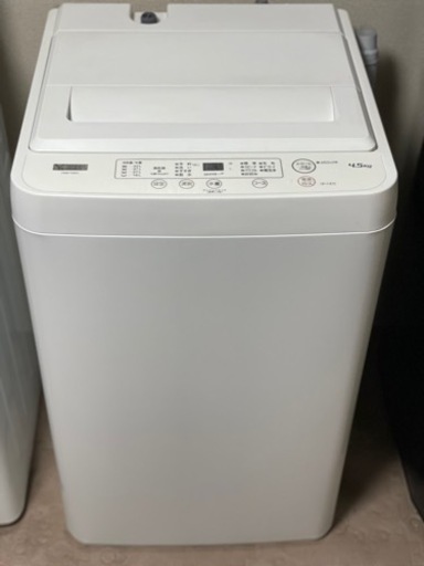 送料・設置込み可　洗濯機　4.5kg ヤマダ　2022年