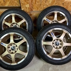 美品　ENKEI RS6 15×6.5j +38 PCDマルチ穴