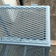 屋外用ゴミ箱【スモーキーブルー】