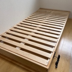 【ネット決済】すのこベッド　シングルベッド