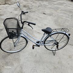 FROMAGE自転車　26インチ　変速無し　ミラー付き　ピカピカです。