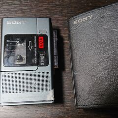 SONY　M-88　マイクロカセットレコーダー　ケース付きジャンク扱い