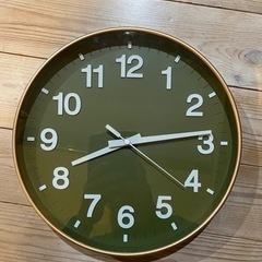 Φ30x3cm 壁掛け時計　北欧 wall clock(ダークグ...