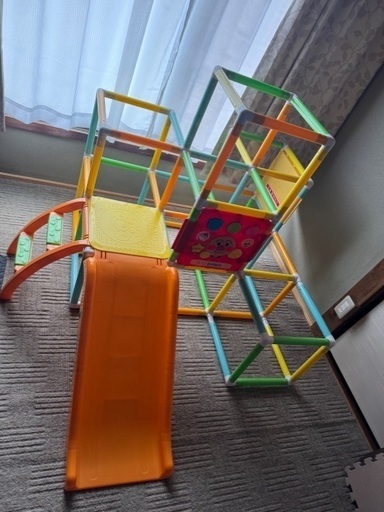 アンパンマン　ジャングルジム\u0026滑り台