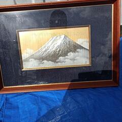 富士山　銅板画