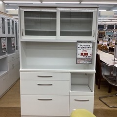 KB-79【新入荷　リサイクル品】ニトリ　コパン120 オープンキッチンボード　白 KB-79【新入荷 リサイクル品】ニトリ コパン120 オープンキッチンボード 白