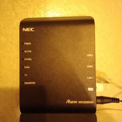 NECの無線ＬＡＮルーターをお譲りします()