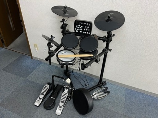 【美品】電子ドラム Play Tech PDS250 椅子付き 木製バチ付き