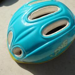 子供用　ヘルメット　水色
