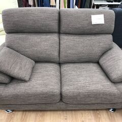 ☆ジモティ割あり☆ ソファ 2人用 ブラウン H87×W153×D94 クリーニング