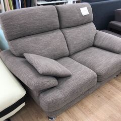 ☆ジモティ割あり☆ ソファ 2人用 ブラウン H87×W153×D94 クリーニング