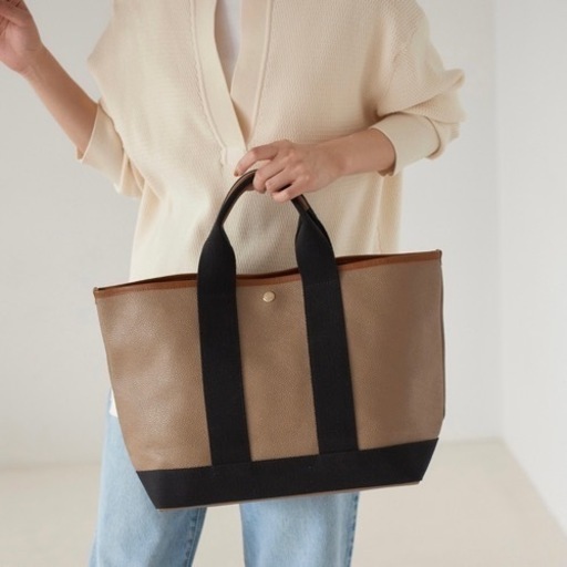 〓取引決定〓【美品】TOPKAPI｜撥水ネオレザーA4トートバッグ