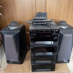 値下げ　コンポ　KENWOOD ALLORA XJ7M