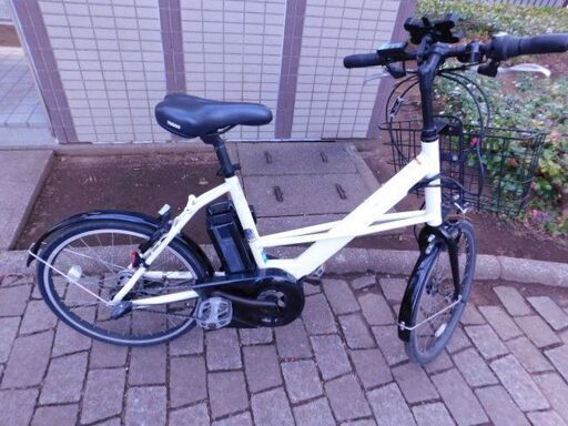 t.k YAMAHA PAS CITYXホワイト バッテリー12.3ah ヤマハ PAS CITY-X 20インチ電動 バッテリーは12.3Ah新型に交換済の