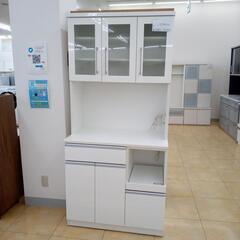 ☆ジモティ割あり☆ レンジボード ホワイト H190.6×D51×W89.6 