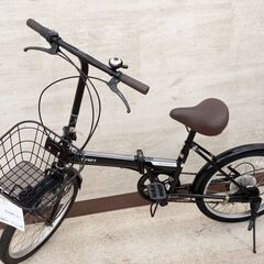 ☆ジモティ割あり☆ 折りたたみ自転車 20インチ 黒 クリーニング済み 