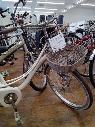 ★ジモティ割あり★  自転車 20インチ クリーム クリーニング済み MT601 ☆ジモティ割あり☆ 自転車 20インチ クリーム クリーニング済み MT601