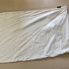 中古　シルク100%枕カバー　