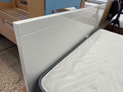 愛品館八千代店】ニトリ ダブルベッド NスリープハードH1-02CR  