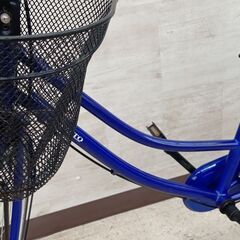 ☆ジモティ割あり☆ 軽快車 27インチ 青 クリーニング済み TJ4367