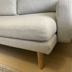 【送料込み】unico LOM(ロム) ソファ 3人掛け unico LOM カバーリングソファ3人掛け