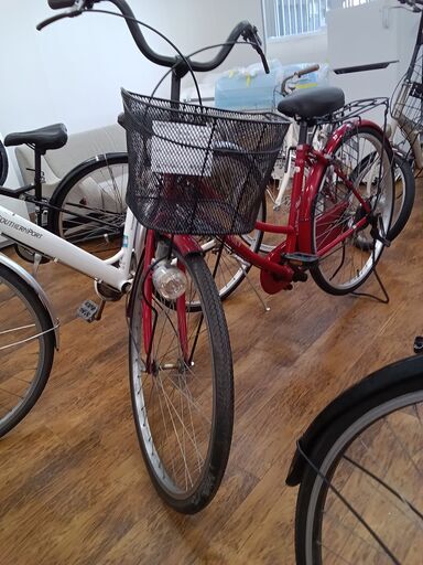 ★ジモティ割あり★  自転車 27インチ 赤 クリーニング済み MT604 ☆ジモティ割あり☆ 自転車 27インチ 赤 クリーニング済み MT604