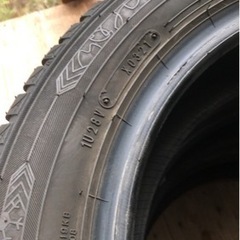 タイヤ　中古　155/65R14 75H ダンロップ　4本　溝6.5〜7mm