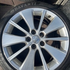 20クラウンハイブリッド 純正ホイール クラウン DAA-GWS204 純正 アルミ ホイール 4本 セット 18インチ 5穴 タイヤホイールセット 