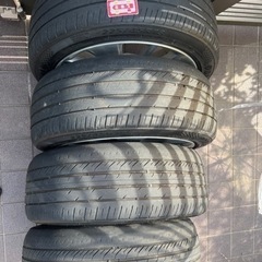 20クラウンハイブリッド 純正ホイール クラウン DAA-GWS204 純正 アルミ ホイール 4本 セット 18インチ 5穴 タイヤホイールセット 