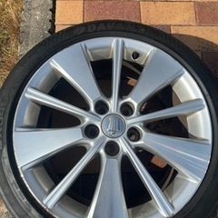 20クラウンハイブリッド 純正ホイール クラウン DAA-GWS204 純正 アルミ ホイール 4本 セット 18インチ 5穴 タイヤホイールセット 