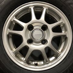 DUNLOP WM03 155/80R13】スタッドレス【ECO FORME エコフォルム 13 